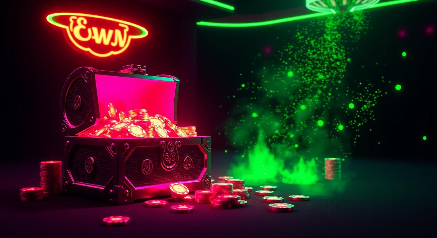 Casinotafel met chips in een sfeervolle setting